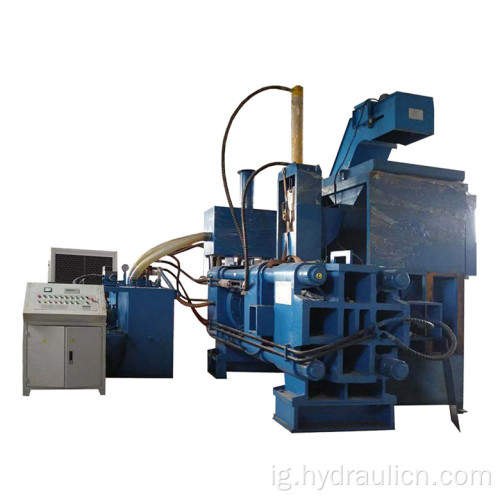 Automatic Steel mpempe akwụkwọ shavings Borings Briquette Machine